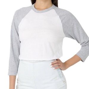 American Apparel Baseball Tee